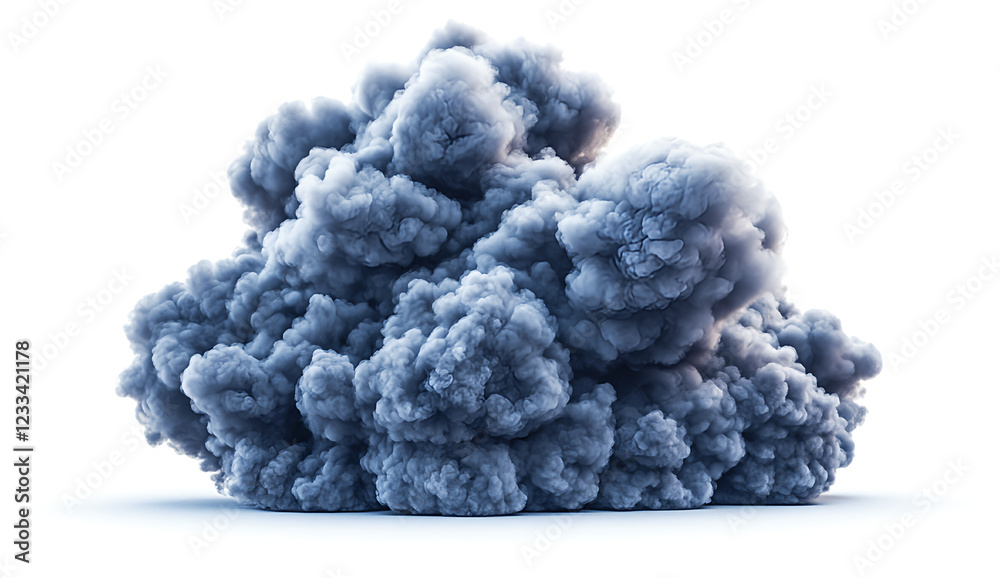 Black smoke cloud on a white background, isolated. PNG file. Black smoke cloud on a white background, isolated. PNG file.