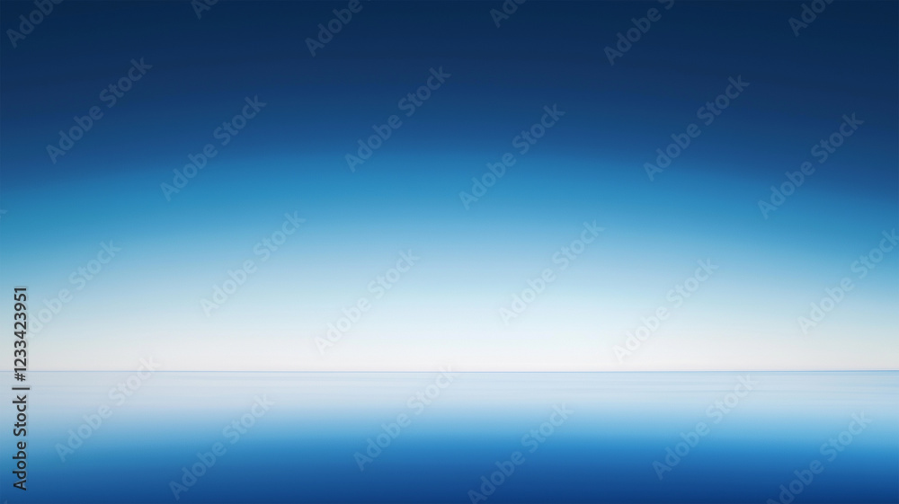 青と青の境界 – クリーンで洗練された二色の風景 青と青の境界 – クリーンで洗練された二色の風景