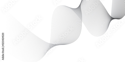 Abstract modern background, curved lines, create the effect of an optical illusion and will successfully complement your design adobe illustration.