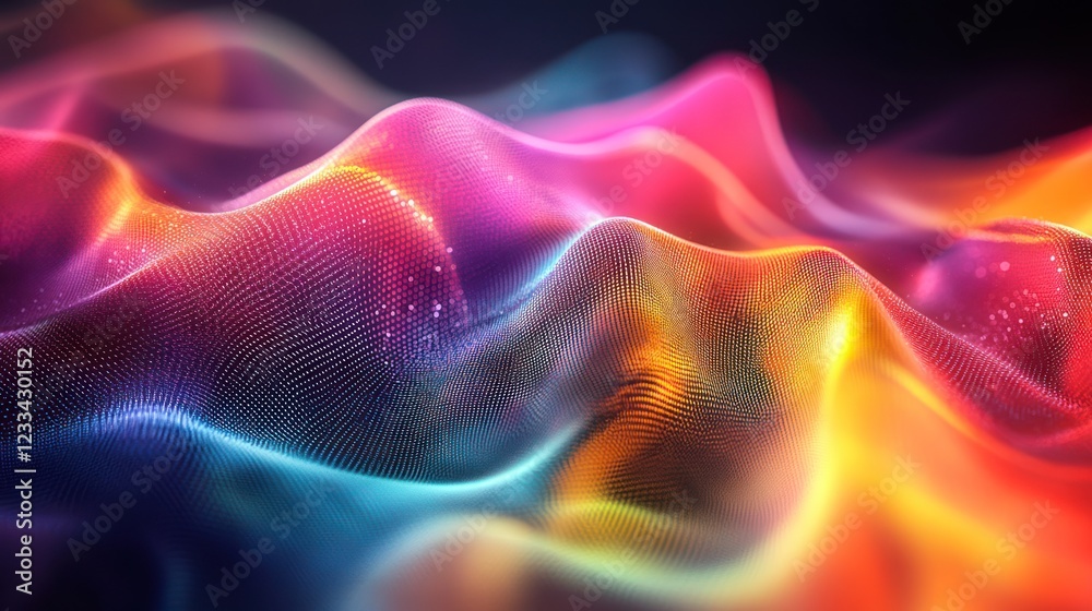 Colorful data wave abstract background Colorful data wave abstract background