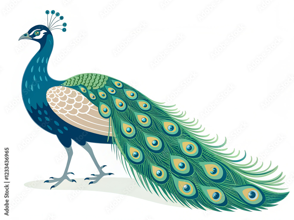 Obraz premium peacock with feathers