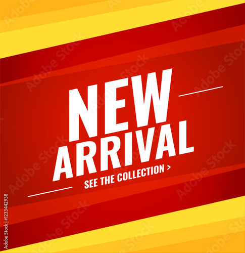 fashionable and new arrival sale template for web or retail store