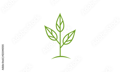 green leaf logo