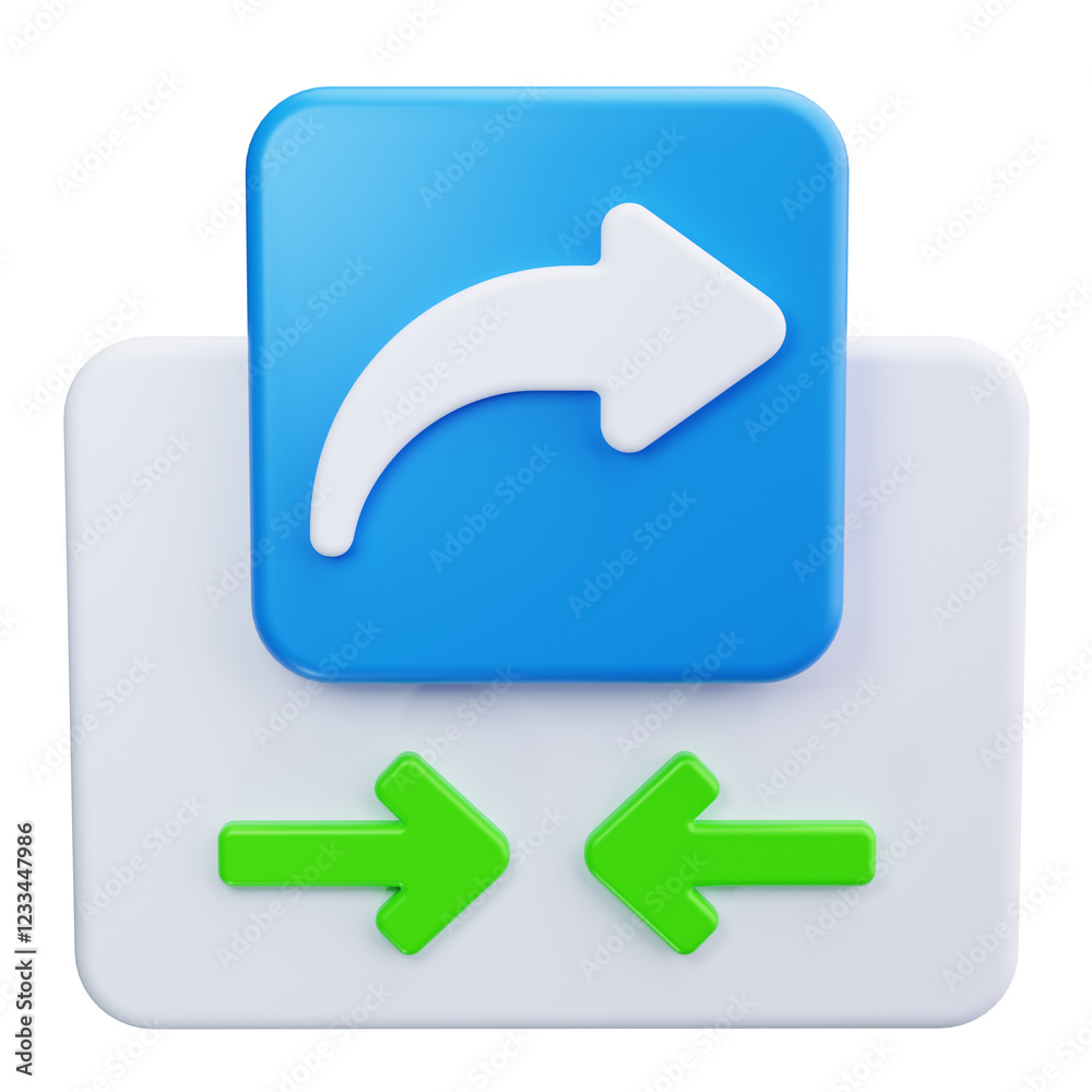 Share 3d render icons Share 3d render icons