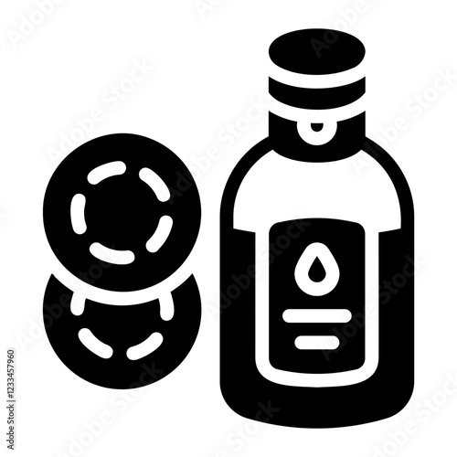 makeup remover Solid icon