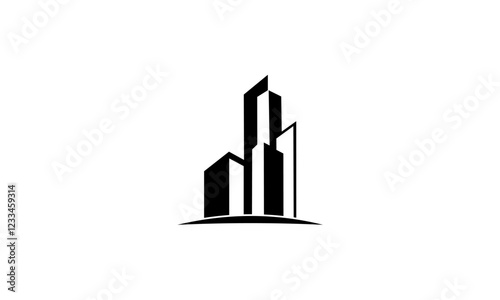 Building city logo vector