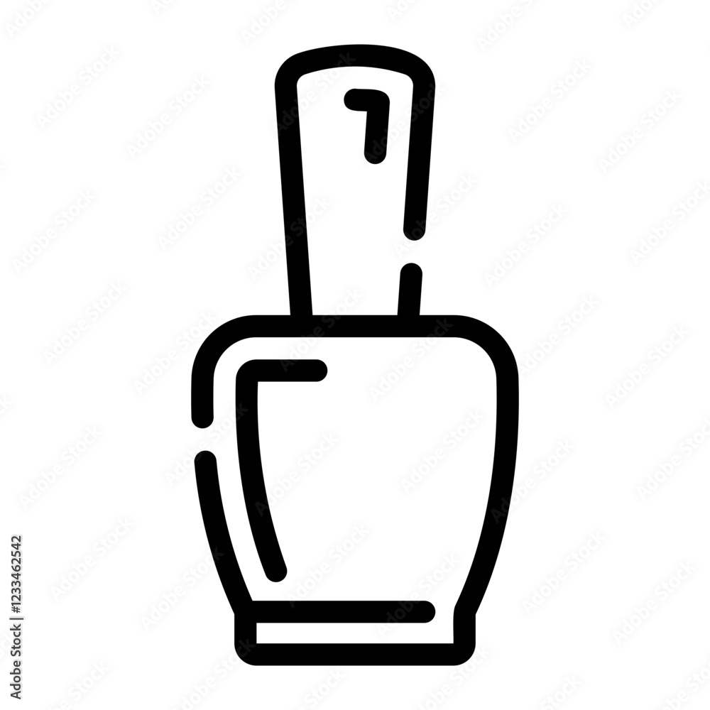 Obraz premium nail polish Line Icon