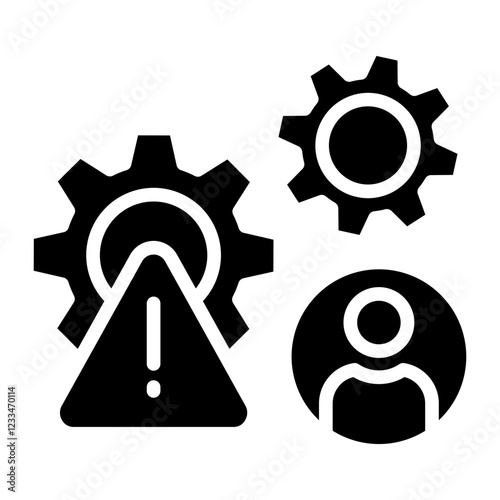 Operational Risk glyph icon