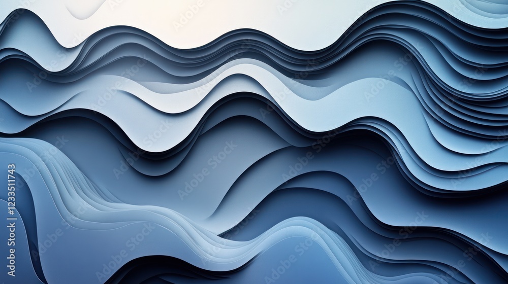 Abstract Blue Waves Digital Paper Texture Background Abstract Blue Waves Digital Paper Texture Background