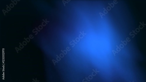 A mesmerizing blue light emanating from the darkness, evoking the allure of a mystical celestial body or a guiding beacon in a vast expanse
