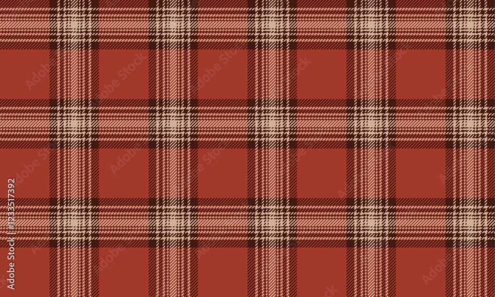 Seamless plaid pattern, orange, cream, black, suitable for designing clothes, skirts, pants. Classic pattern, modern twist, suitable for any style, vector illustration. Seamless plaid pattern, orange, cream, black, suitable for designing clothes, skirts, pants. Classic pattern, modern twist, suitable for any style, vector illustration.