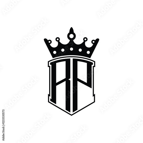 Wallpaper Mural RP monogram logo design letter text name symbol monochrome logotype alphabet character simple logo Torontodigital.ca