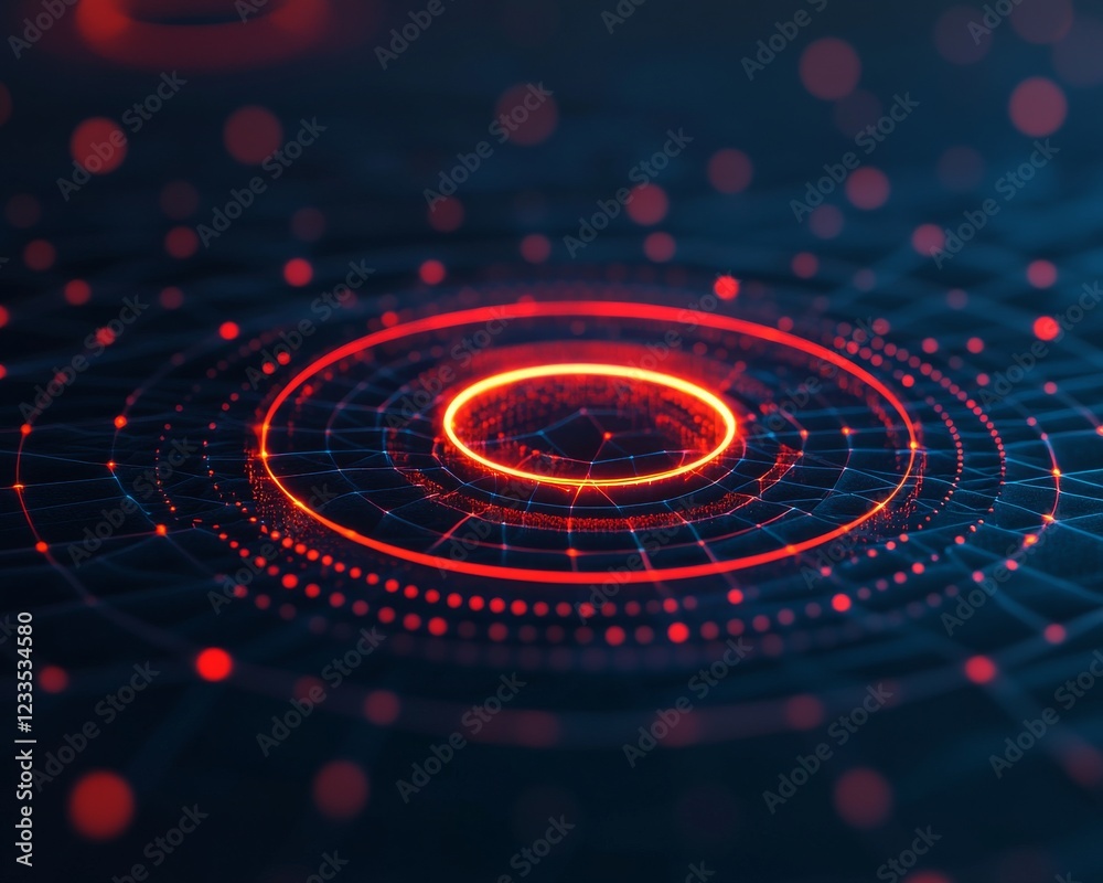 An abstract representation of a digital network, featuring red glowing circles and lines against a dark background, symbolizing connectivity. An abstract representation of a digital network, featuring red glowing circles and lines against a dark background, symbolizing connectivity.