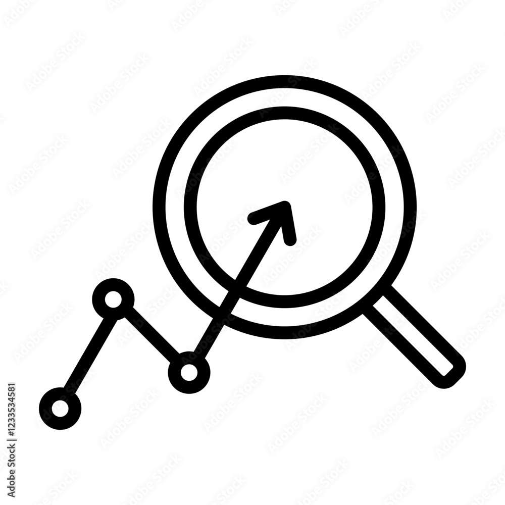 Predictive Analytics In Business Icon Predictive Analytics In Business Icon