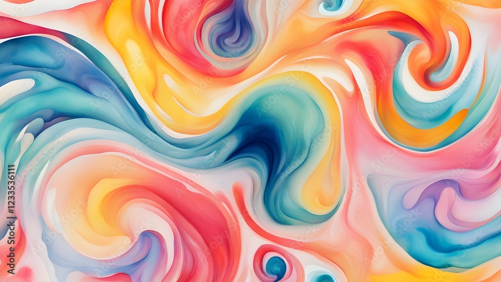 Abstract swirling colorful marble texture background in vibrant blues, pinks, and yellows. Abstract swirling colorful marble texture background in vibrant blues, pinks, and yellows.