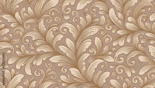 Stunning Seamless Wallpaper Pattern Pale Brown Texture with Rich Earthy Tones, Ideal for Digital Art, Home Decor, or Design Inspiration