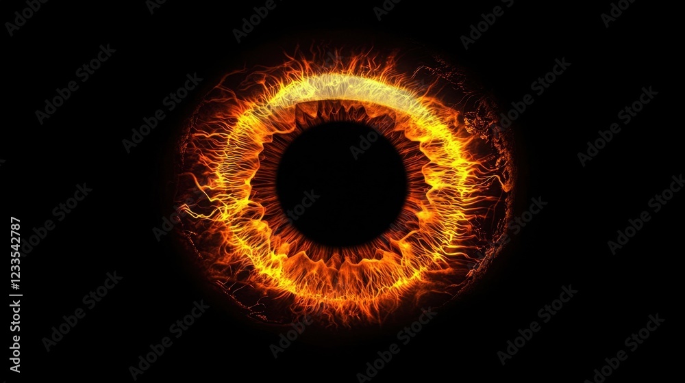 Fototapeta premium human eye iris isolated
