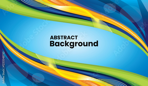 Abstract wavy background colorful design concept