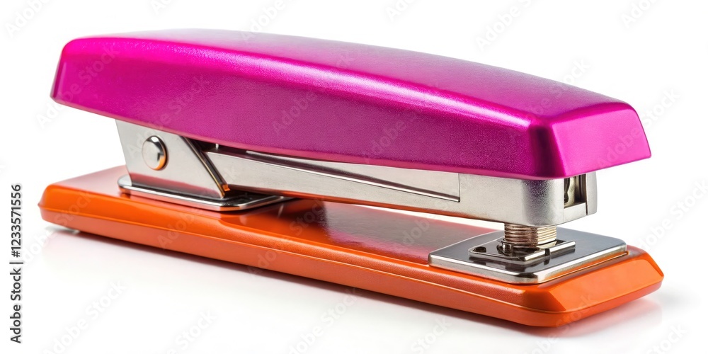 Compact Mini Stapler, Small Office Stapler, Desk Stapler, Metal Stapler, Modern Stapler Design, White Background Product Photo Compact Mini Stapler, Small Office Stapler, Desk Stapler, Metal Stapler, Modern Stapler Design, White Background Product Photo