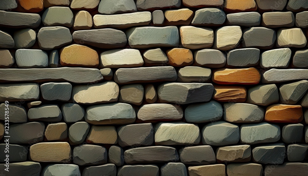 Majestic MossCovered Stone Wall Basking in the Dappled Light of an Overcast Forest, Embracing the Tranquility and Mystique of a Secretive Woodland Retreat. Majestic MossCovered Stone Wall Basking in the Dappled Light of an Overcast Forest, Embracing the Tranquility and Mystique of a Secretive Woodland Retreat.