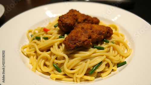 spaghetti with meatballs