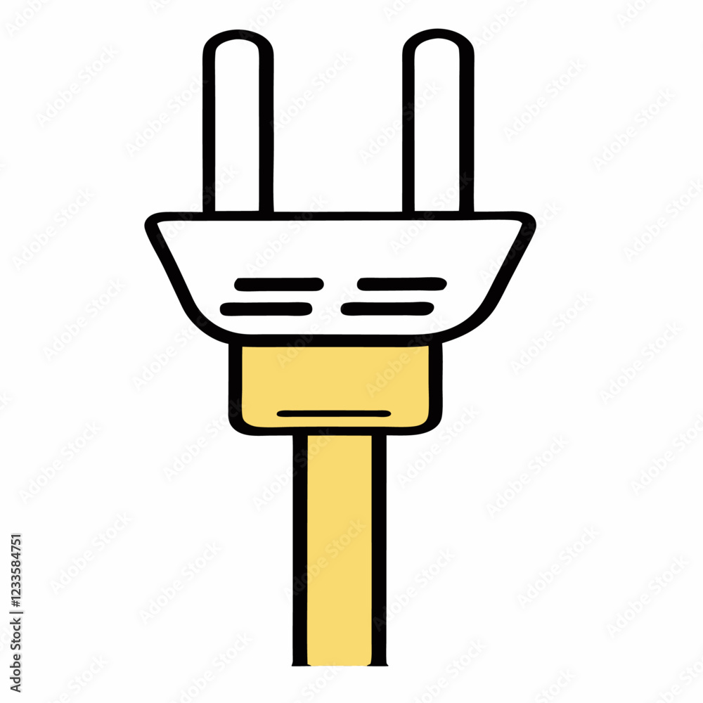 Modern plug wire icon Outline modern plug wire vector illustration (1) Modern plug wire icon Outline modern plug wire vector illustration (1)
