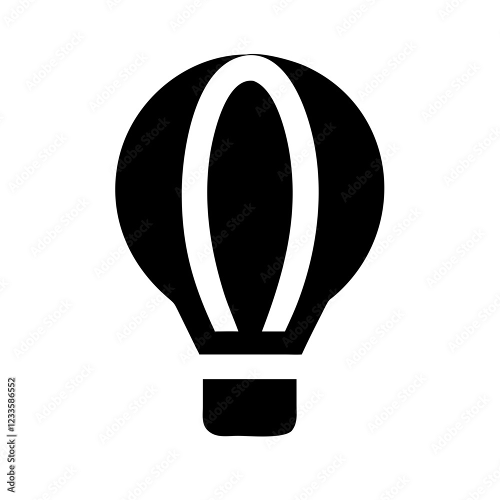 Hot Air Balloon Vector Icon – Adventure and Travel Symbol Hot Air Balloon Vector Icon – Adventure and Travel Symbol