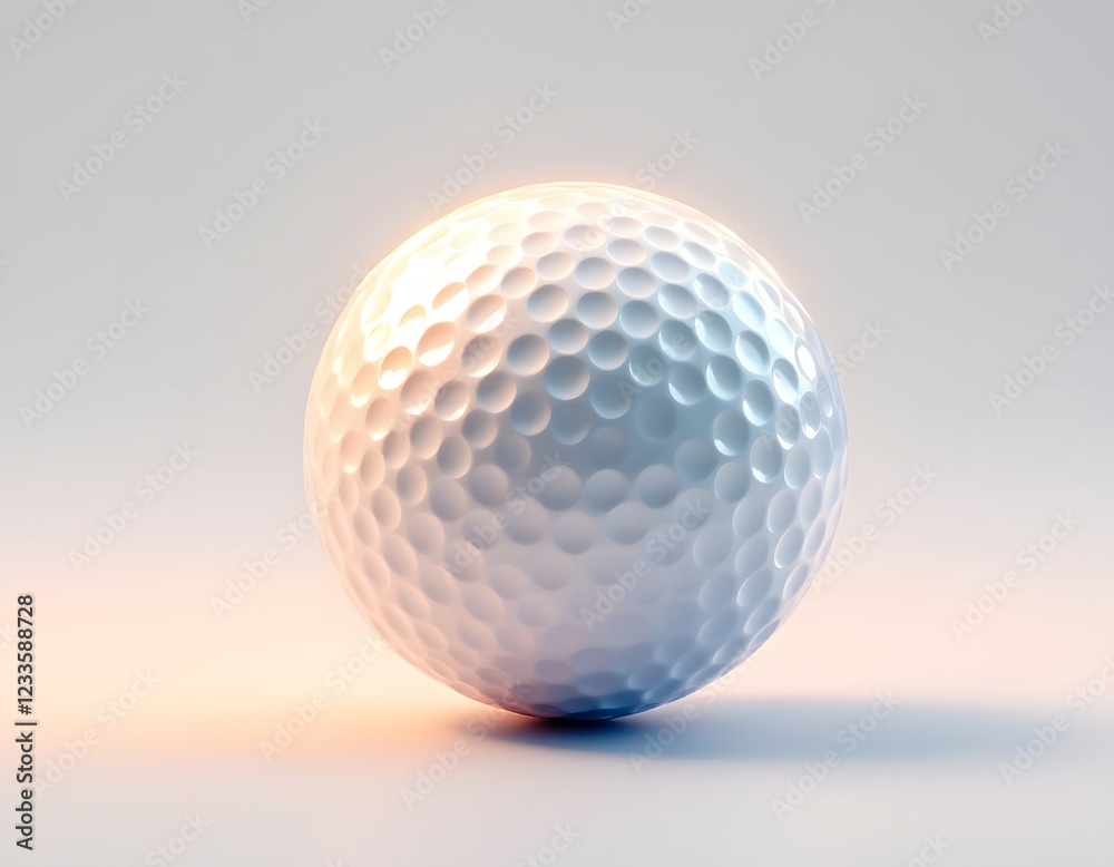 Golf Ball Image Closeup of a White Golf Ball Golf Ball Image Closeup of a White Golf Ball