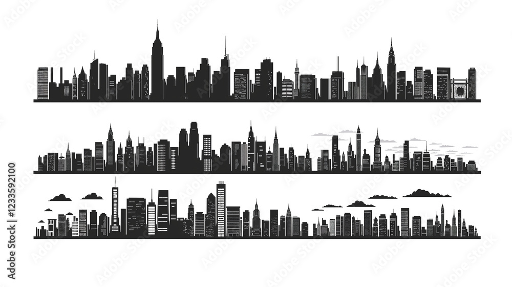 Naklejka premium CityScape