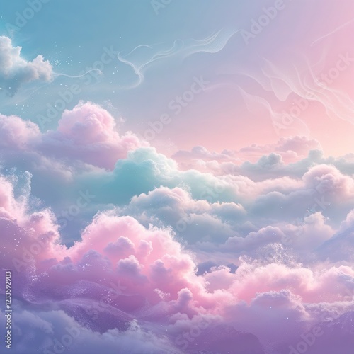 blue sky with clouds