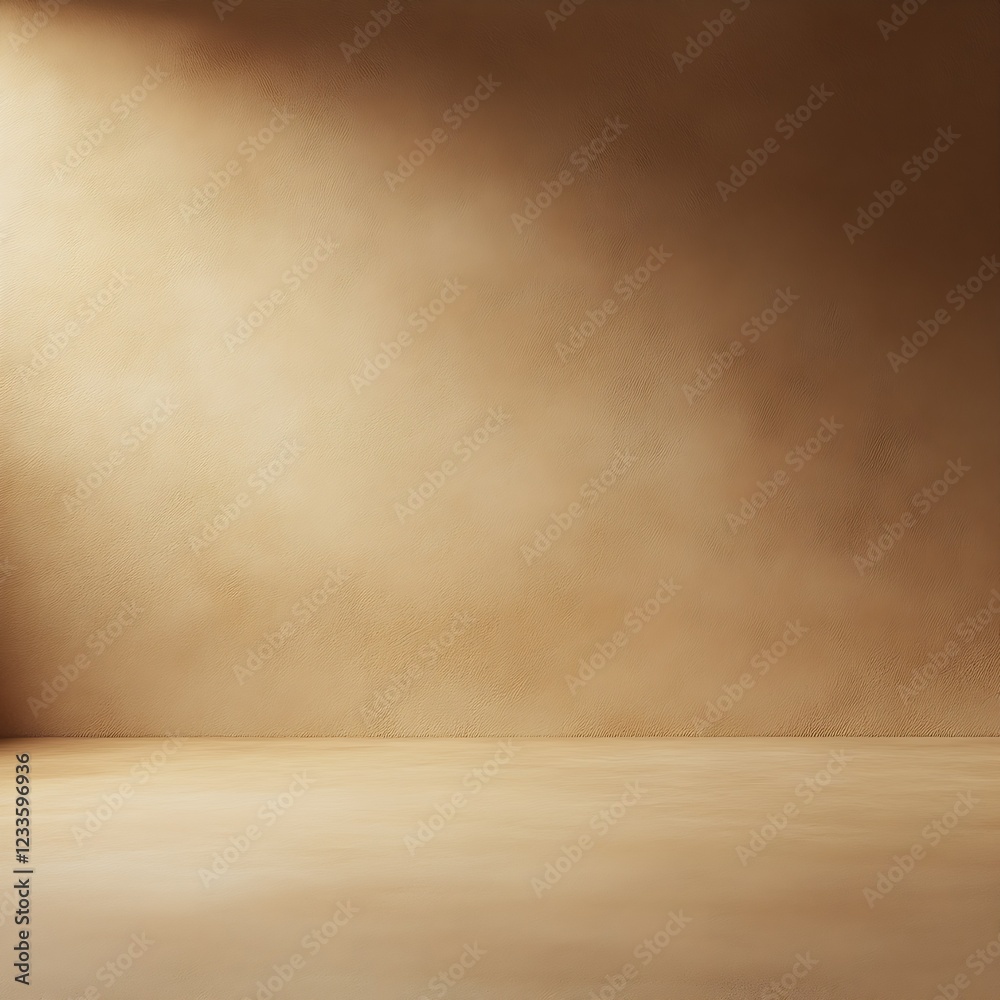 Warm Minimalist Interior with Soft Natural Light Casting Shadows : Generative AI Warm Minimalist Interior with Soft Natural Light Casting Shadows : Generative AI