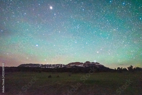 Air Glow And Bright Stars photo