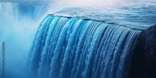 Falls Relaxing fluid imagery for promoting