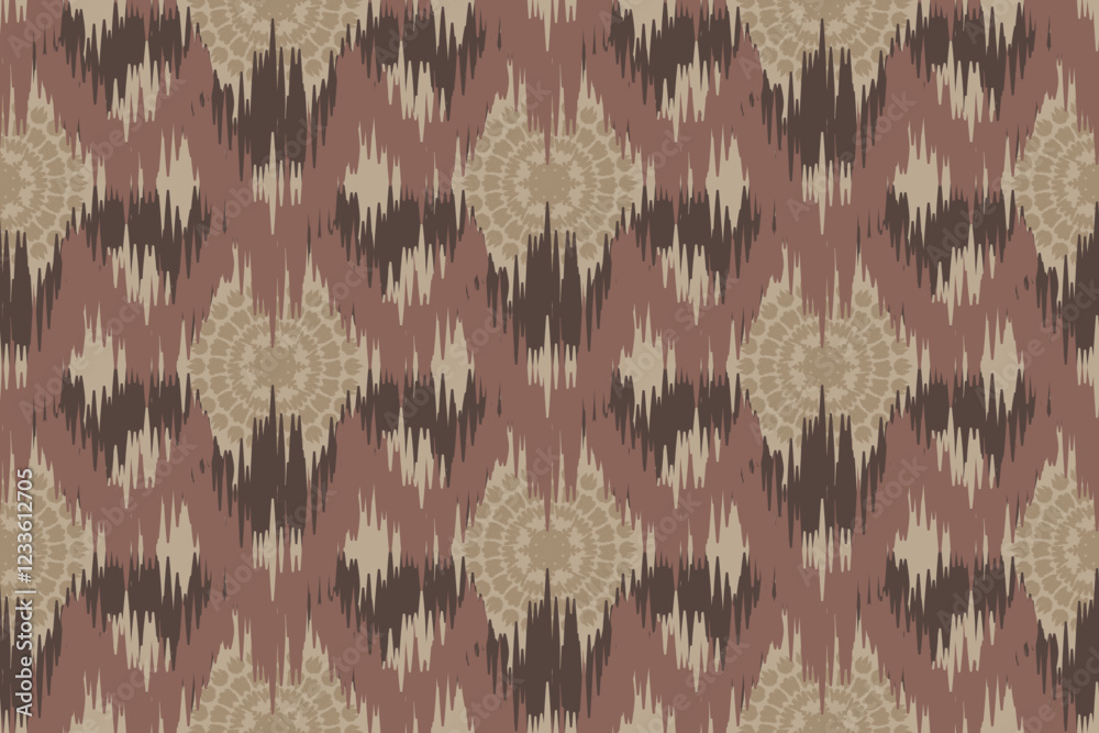 Ethnic abstract ikat art. Aztec ornament print. geometric ethnic pattern seamless color oriental. Design for background ,curtain, carpet, wallpaper, clothing, wrapping, Batik, vector illustration. Ethnic abstract ikat art. Aztec ornament print. geometric ethnic pattern seamless color oriental. Design for background ,curtain, carpet, wallpaper, clothing, wrapping, Batik, vector illustration.