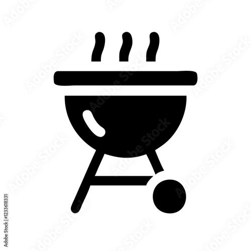 bbq grill icon design