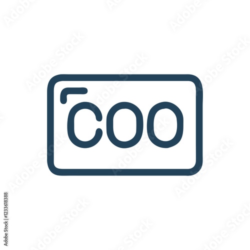  COO Designation Icon for Leadership