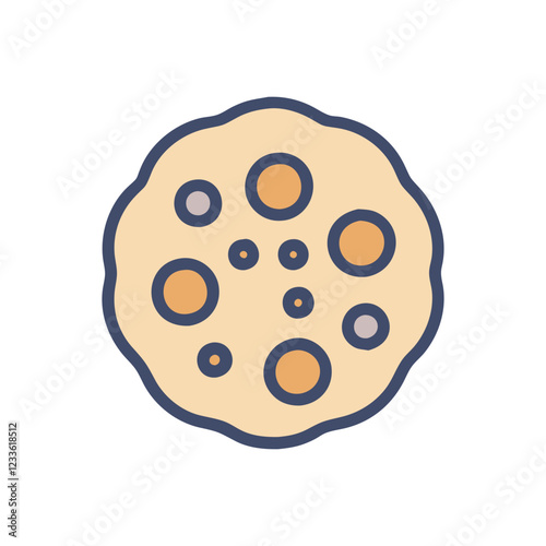  Cookie Icon for Bakery and Desserts