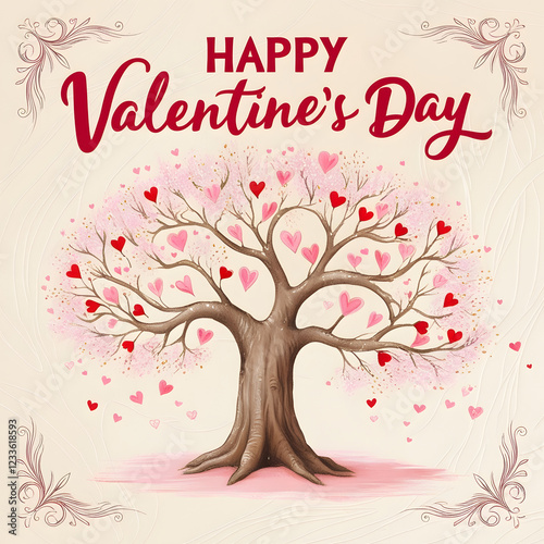 tree with hearts