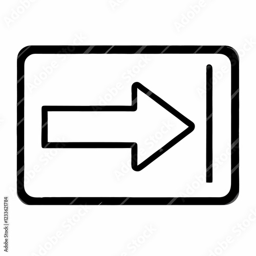 Move duration icon outline  Time clock Calendar hour   vector illustration (4)