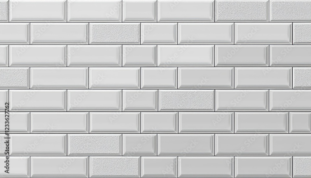 Striking Brick Wall Tile Pattern, Blending Urban and Rustic Elements in a Seamless Metro Background, Accentuating a Modern White Kitchen with Ceramic Backsplash, Embracing a Timeless Aesthetic. Striking Brick Wall Tile Pattern, Blending Urban and Rustic Elements in a Seamless Metro Background, Accentuating a Modern White Kitchen with Ceramic Backsplash, Embracing a Timeless Aesthetic.