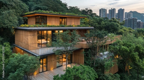 Luxury Eco-Friendly House in Hong Kong's Lush Green Hills