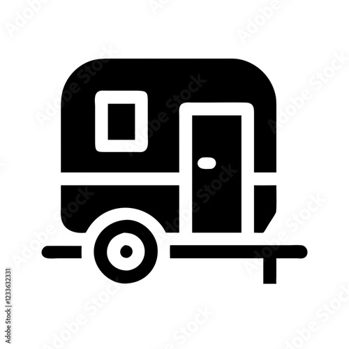 caravan icon design