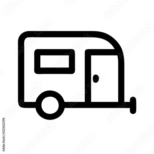 caravan icon design