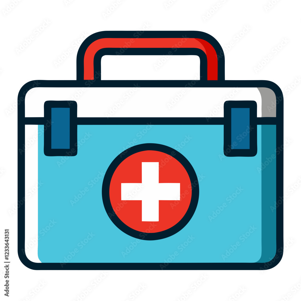 Obraz premium first aid box icon design