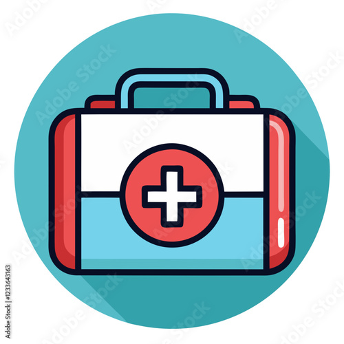 first aid box icon design