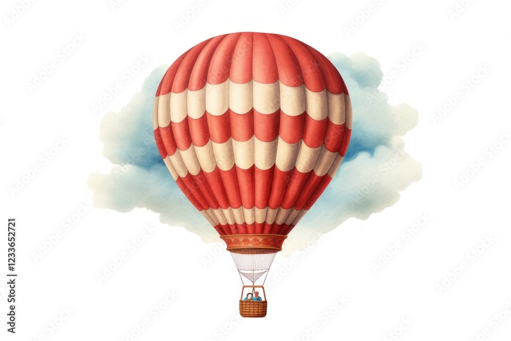 Fototapeta premium Balloon aircraft vehicle hot air balloon.