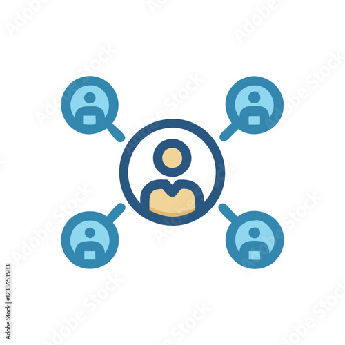  Business Stakeholder Icon Design