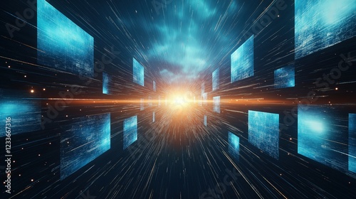 digital abstract background, monitor, news, television, speed, motion, security, breaking news, breaking news