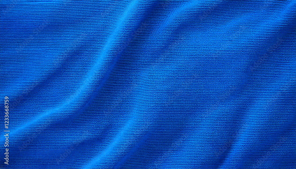 Obraz premium Close up of blue fabric