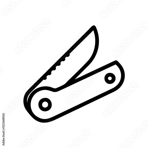 pocket knife icon design